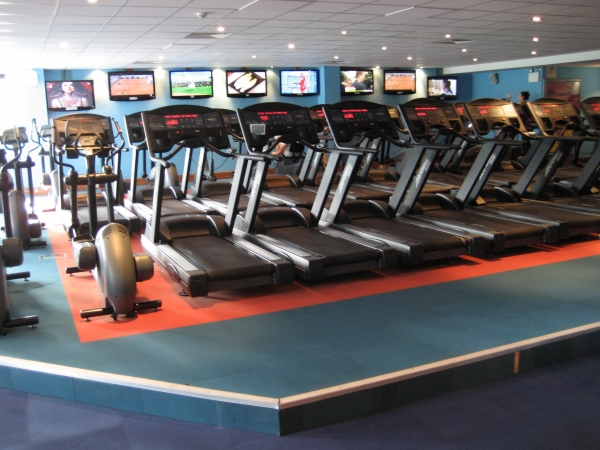 Cardio Machines in a Gym